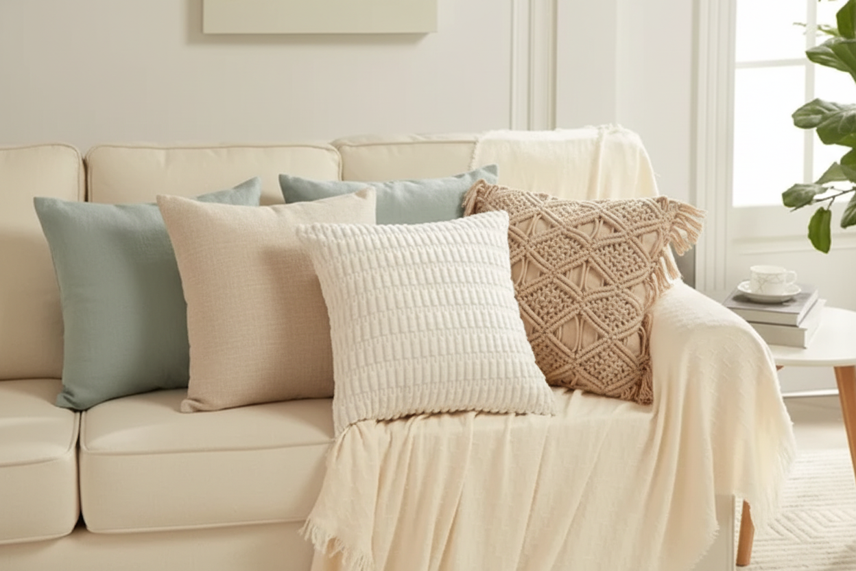 Coastal Boho Throw Pillows