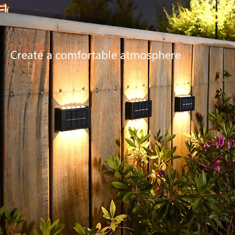 LIMITLZ™ Solar Wall Light, Garden Pathway Lighting, Solar Powered Outdoor Lamp