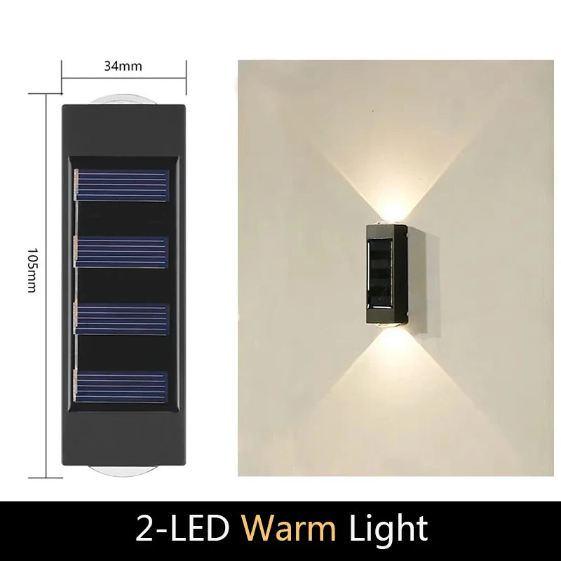 LIMITLZ™ Solar Wall Light, Garage Wall Mount, Dual LED Glow Outdoor Light