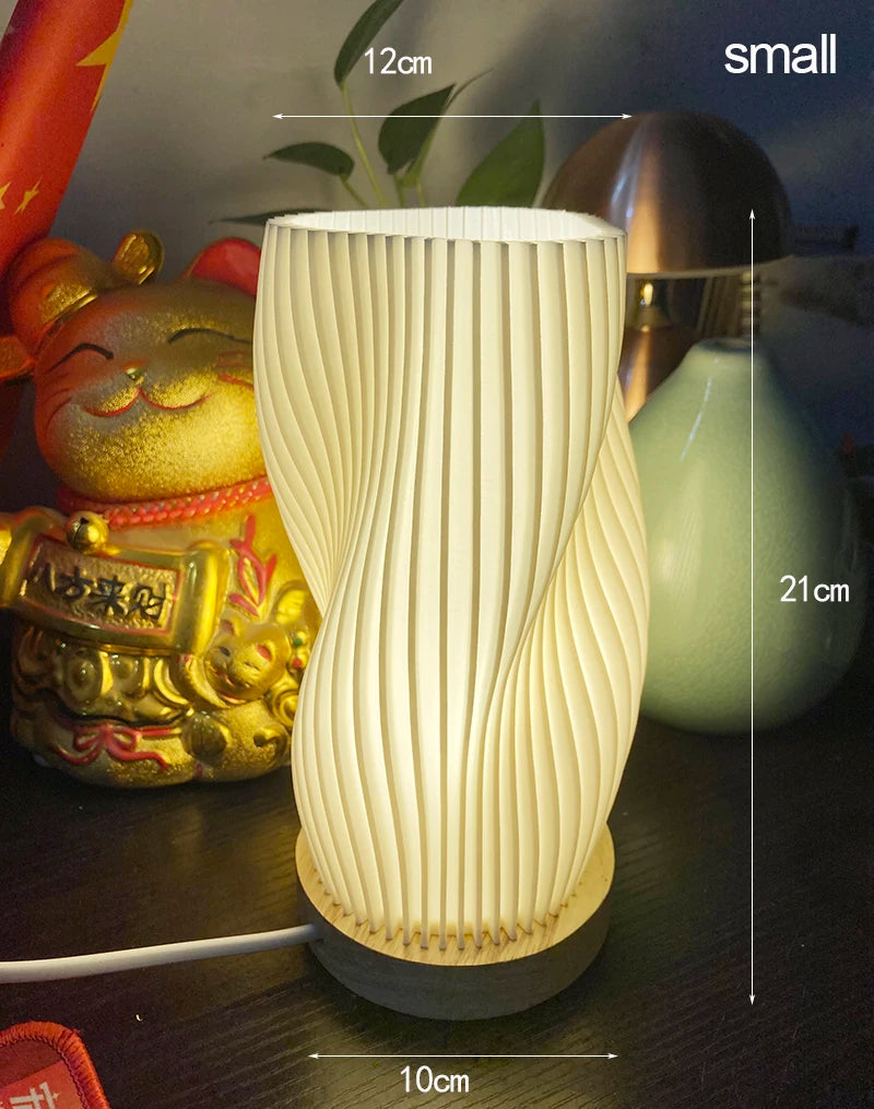 Chic French Cream 3D Desk Lamp - Perfect for Creating a Cozy Atmosphere in Your Bedroom, Study, or Coffee Shop