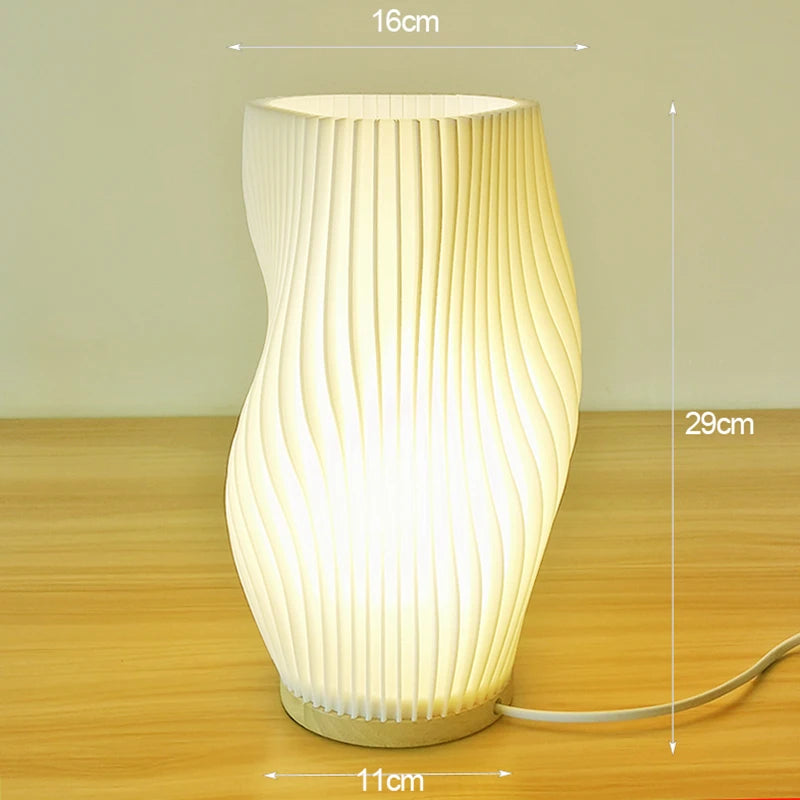 Chic French Cream 3D Desk Lamp - Perfect for Creating a Cozy Atmosphere in Your Bedroom, Study, or Coffee Shop