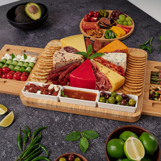 Bamboo Charcuterie Board Clean