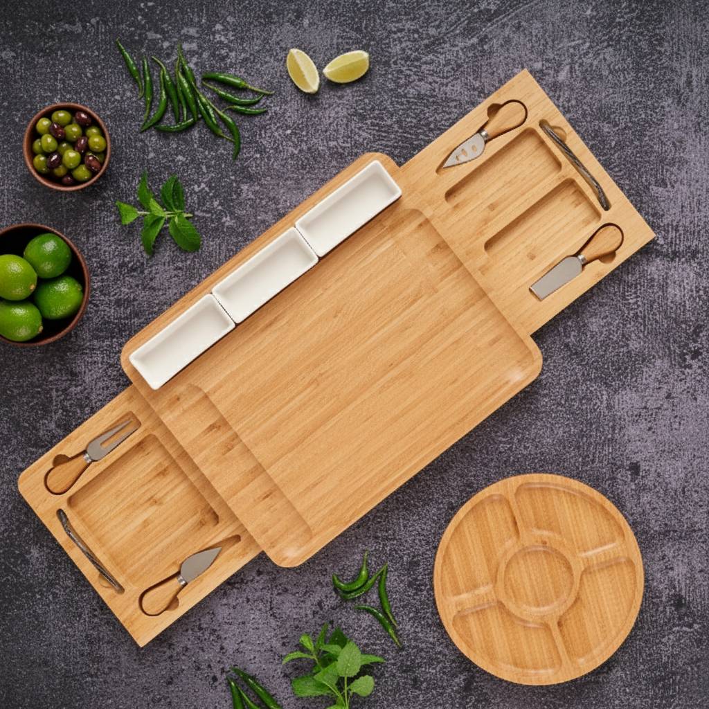 Bamboo Charcuterie Board No Watermarks