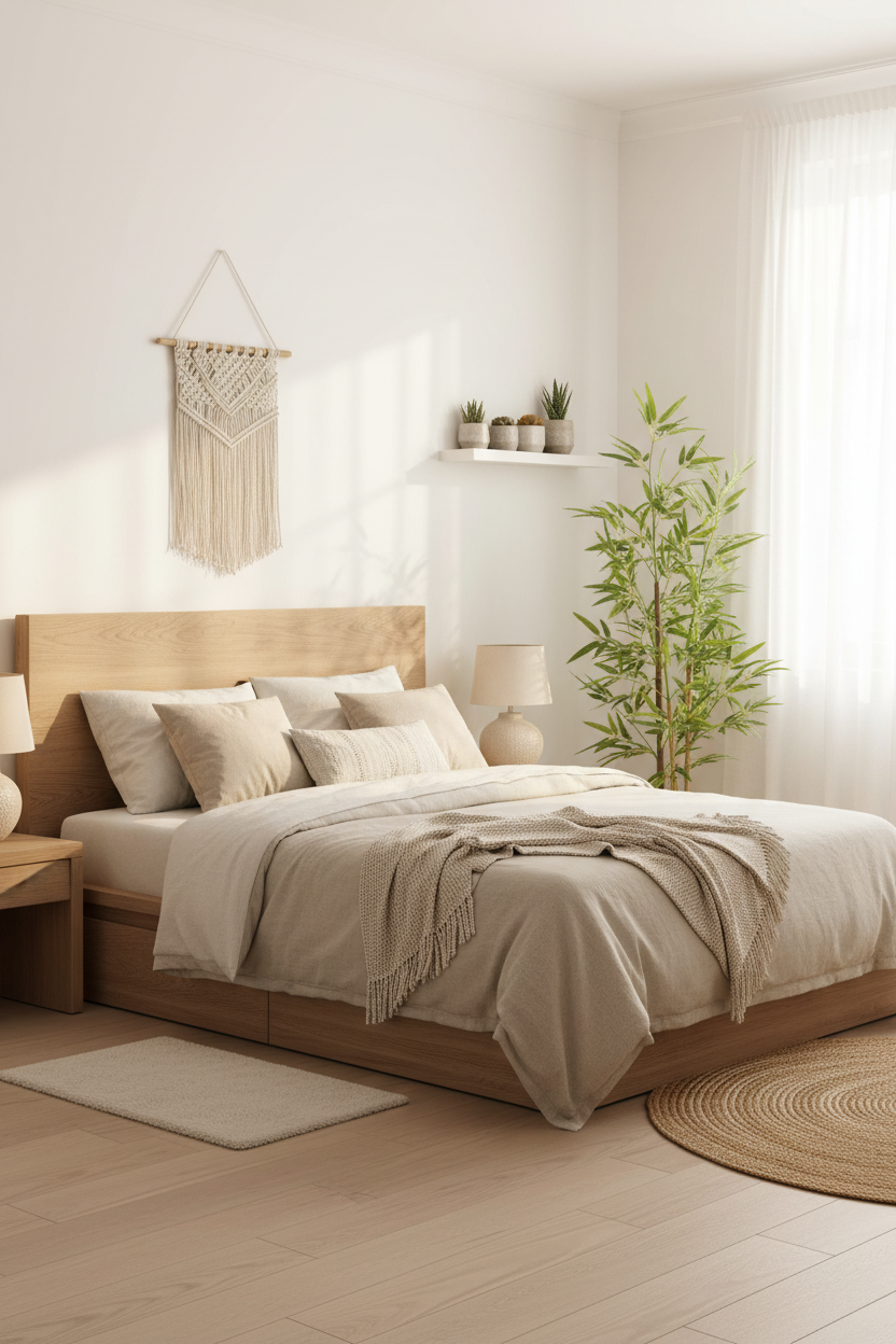 Bamboo Tree Bedroom Setting