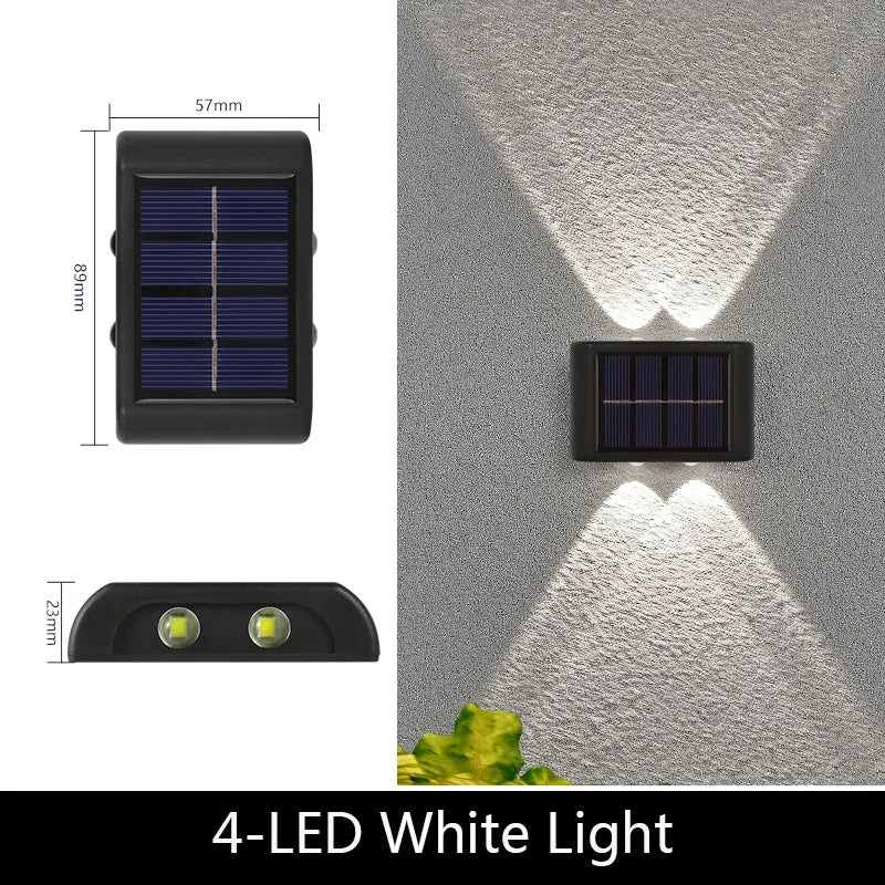 LIMITLZ™ Solar Wall Light, Installation Steps, Wire-Free Screw Mount Setup