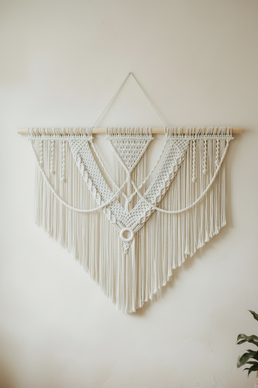Macrame Light Beige Wall